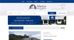 Desktop Screenshot of imobiliariaalianca.net